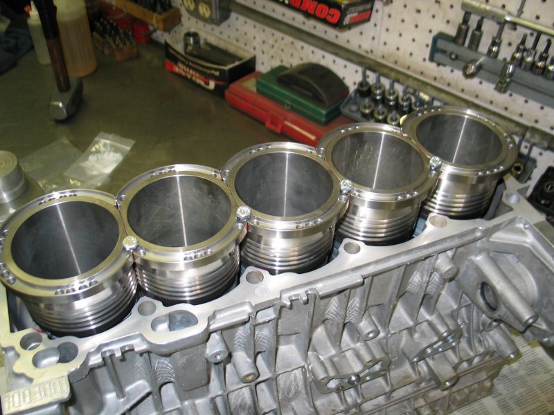 Darton Sleeves in a volvo 5 cylinder